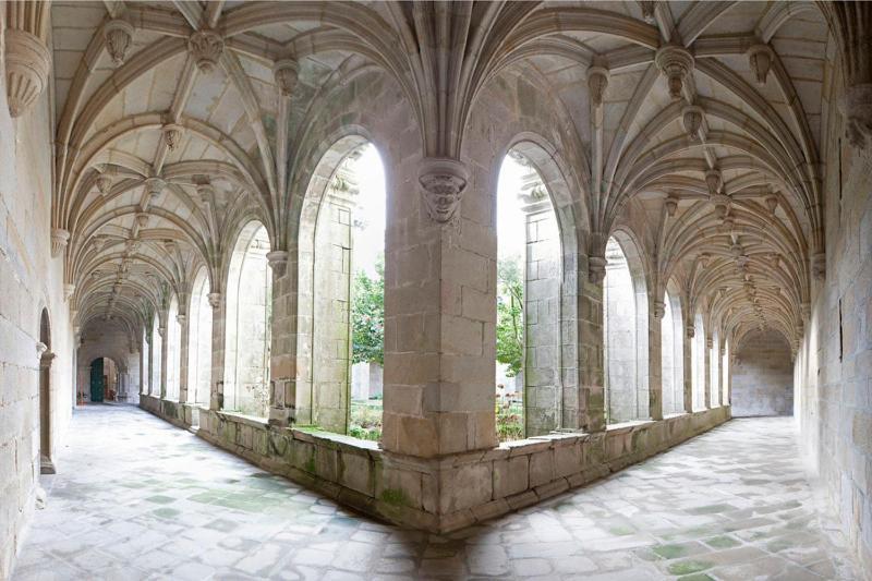 Hospederia Monasterio De Poio Hotell Exteriör bild